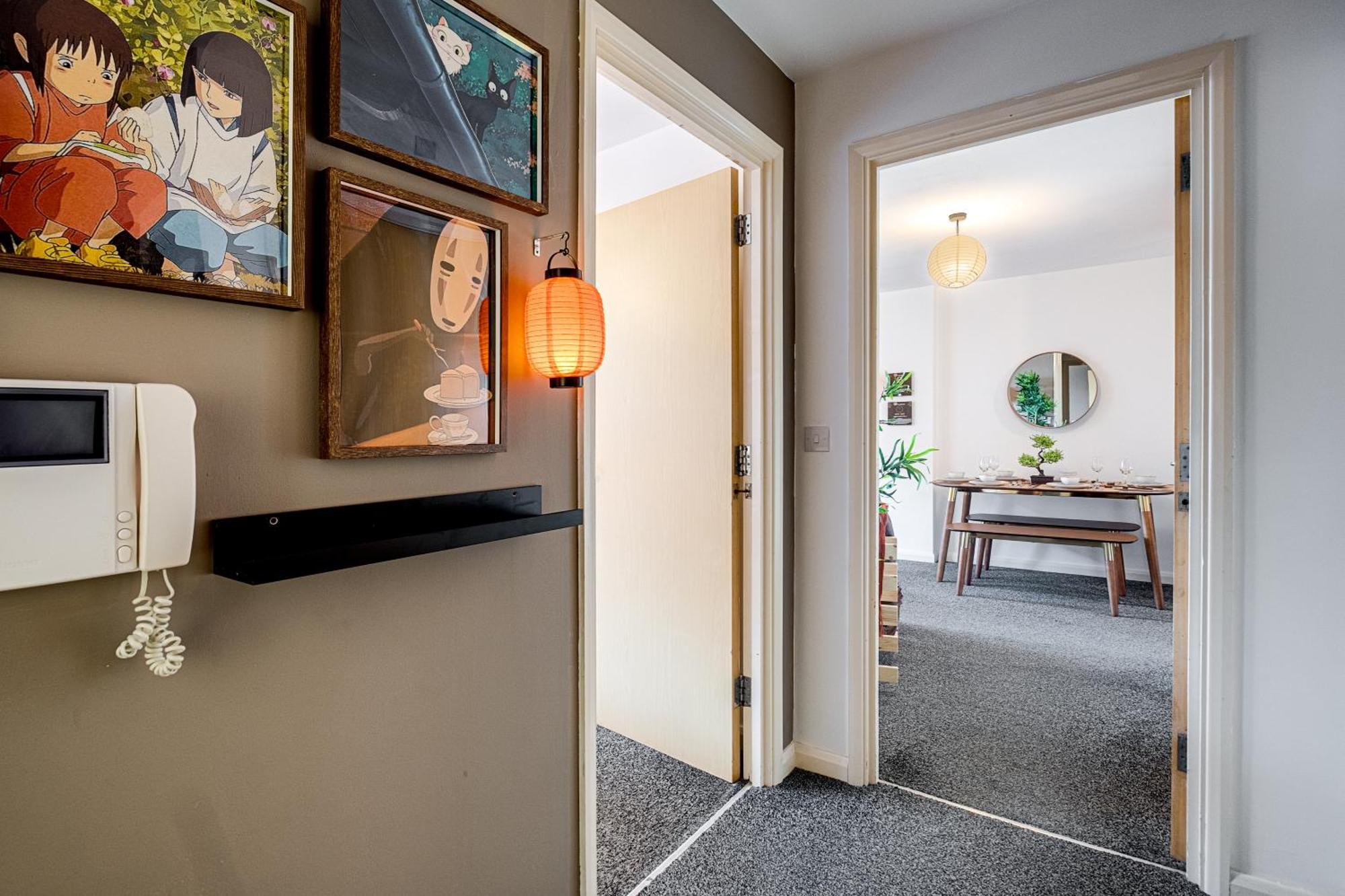 Anime Courtyard In Central And Free Parking With Netflix Бирмингам Екстериор снимка
